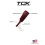 TCK 9 Zoll solide Baseball-Steigbügel (Maroon Large) 4