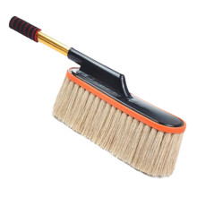 Auto Duster Exterior Microfiber Cleaning Mop | Retractable Dust Tool for Car Home Ceiling Fan Vent Blinds Cream Color