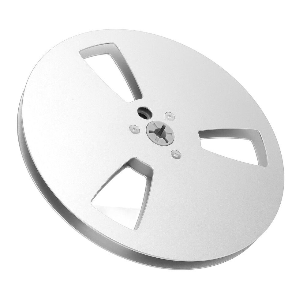 7 Inch Aluminum Alloy Empty Tape Reel For 1/4In Tape, Silver 3171346528026