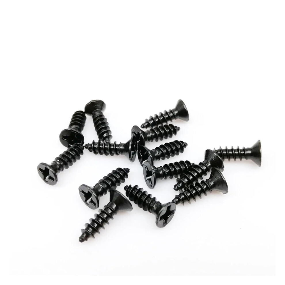 200pcs Mini Flat Countersunk Head Self Tapping Screws M2 M2.6 M3 Steel for Wood Box Hinge Black 2x5mm-image-OPC-PKBTZVB-NEW