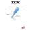 TCK 9 tums solida basebollbyglar (Columbia Blue Medium) 4