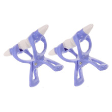 Nose Lifting Shaper Nasal Clip 2pcs Non-Slip Design for Swimming and Beauty Use Adjustable Silicone Material