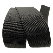 3 Inch Heavy Duty Polypropylene Webbing Strap for Lawn Chair, Black 75mm x 5 Yards, Durable Replacement Material