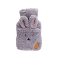 Charming Cartoon Shiba Inu Plush Hot Water Bottle Cover, Detachable, Machine Washable, One Size, Dual Hand-Injected Heating