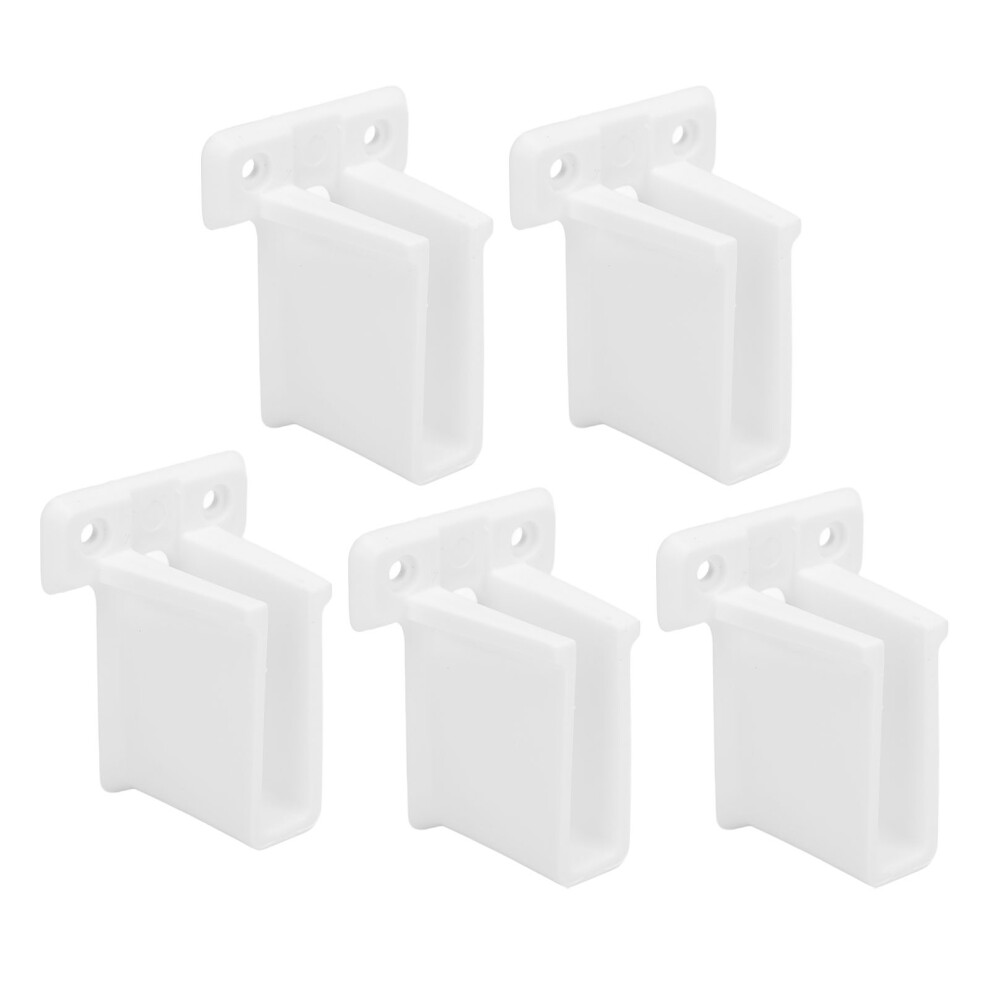 Heavy Duty Abs Wire Shelf End Bracket 10 Sets 1/2In X 1 7/8In 4621346530042