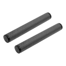 15mm Carbon Fiber Rod 4" (10 cm) Long - 2 Pcs for 15mm Rod Rail Support System, Lightweight and Durable
