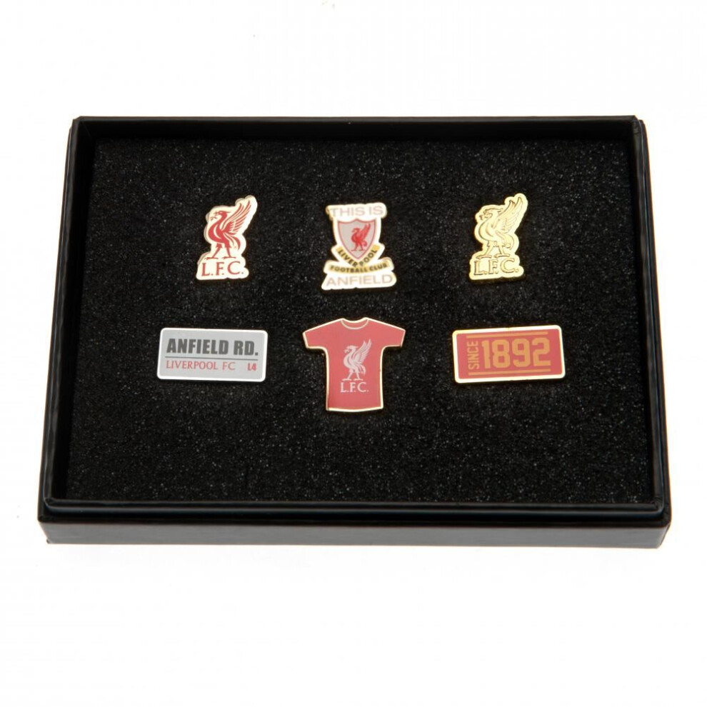 Liverpool Fc 6Pc Badge Set