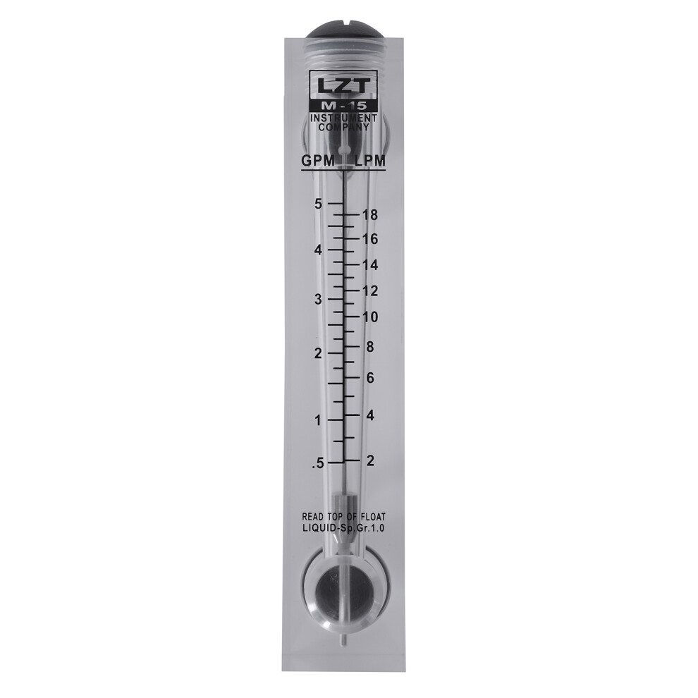 0.5-5 Gpm 2-18 Lpm Water Flow Panel Mount Type Flowmeter 4713699895975