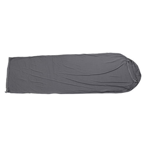 Dark Gray Lightweight Polyester Sleeping Bag Liner for Camping, Hotel, Backpacking 1