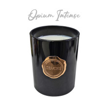 2-Wicks Scented Candle Glass Jar Opium Intense 470g Aromatic Fragrant Relaxation