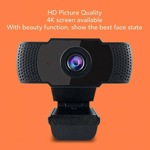 USB Computer Camera 4K HD Plug and Play Variable Focus PC Webcam with Mic for Windows for Android for OS X 2