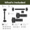 National Hardware N166-031 Mountain Modern Black Gate Kit 4