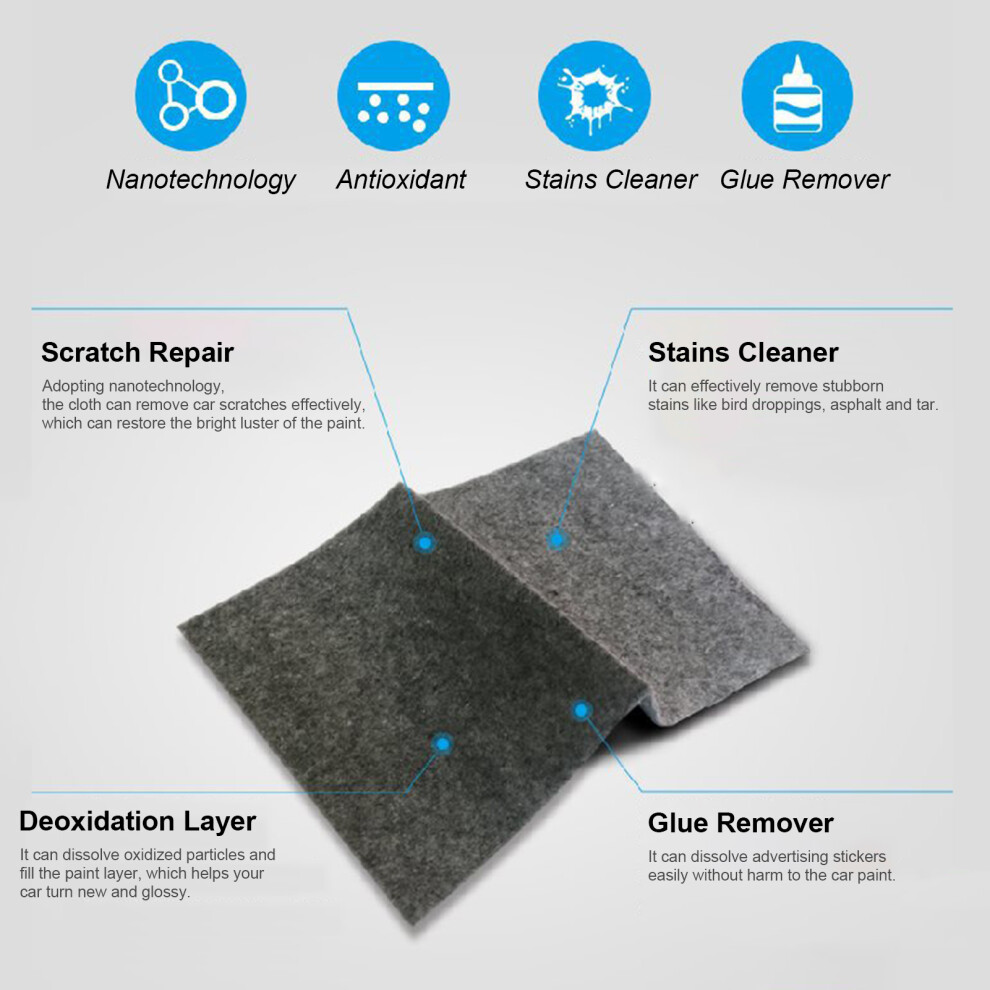 5Pcs Nano Cloth For Car Scratches Water Stains 8320539879468