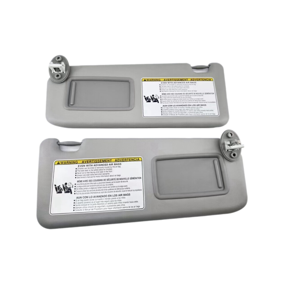 Car Front Left & Right Side Sun Visor For Toyota Rav4 2013-2018 Gray 4712469197066