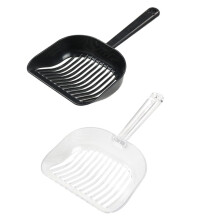 Durable Cat Litter Scoopers 2pcs Set, Lightweight ABS Poop Scooper Kit with Filtered Design for Easy Cleaning Cats and Dogs