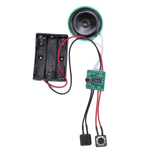 30 Sec Voice Module with Recordable Chip, AAA Battery Powered 1