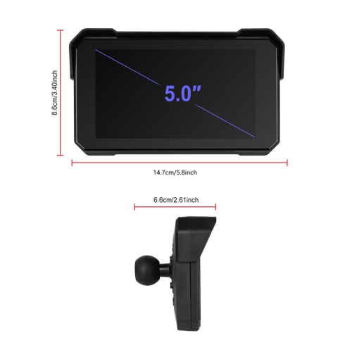 Φορητή οθόνη πλοήγησης GPS 5 ιντσών Wireless Carplay