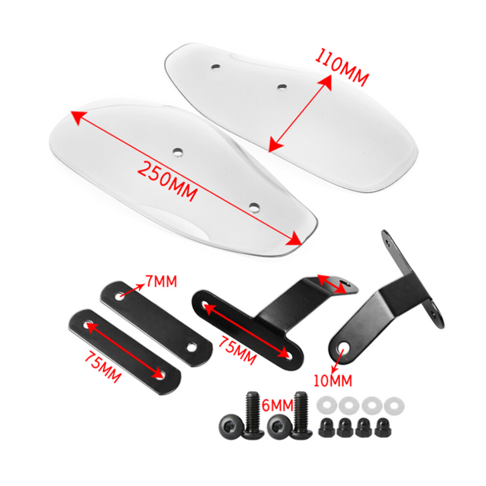 Universal Motorcycle Hand Guards Wind Guards 8320539879710