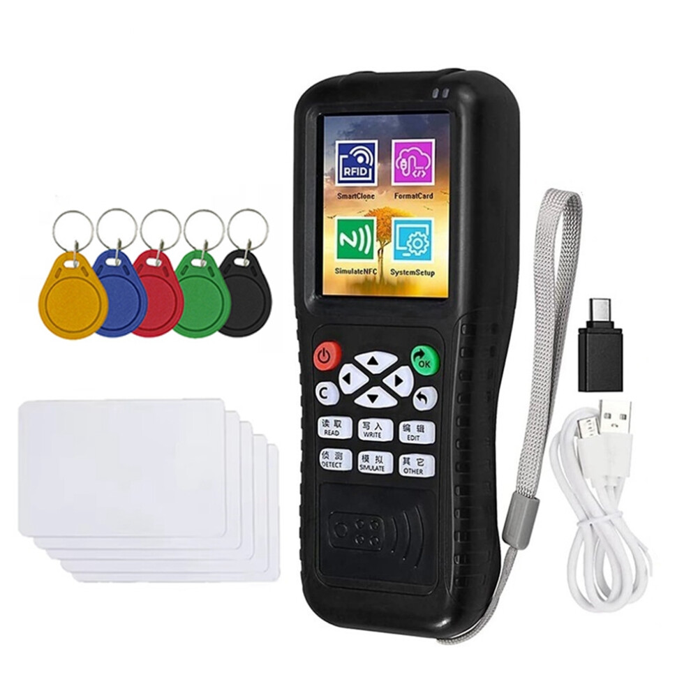 X100 Rfid Nfc Smart Card Reader Writer+5 X Uid Card/Keychain 4713049697020