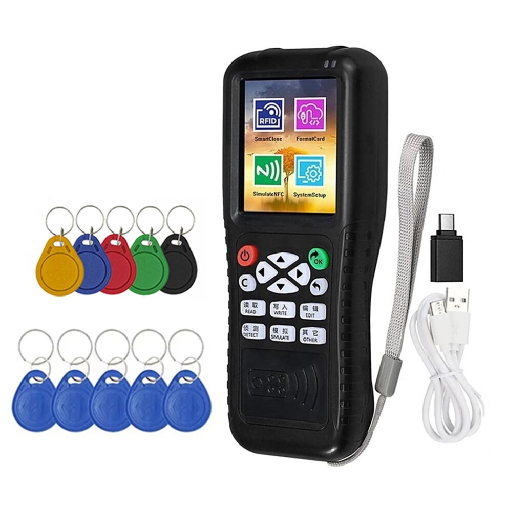 X100 Rfid Nfc Smart Card Reader Writer+5 X Uid/5200 Keychain 4713049697068