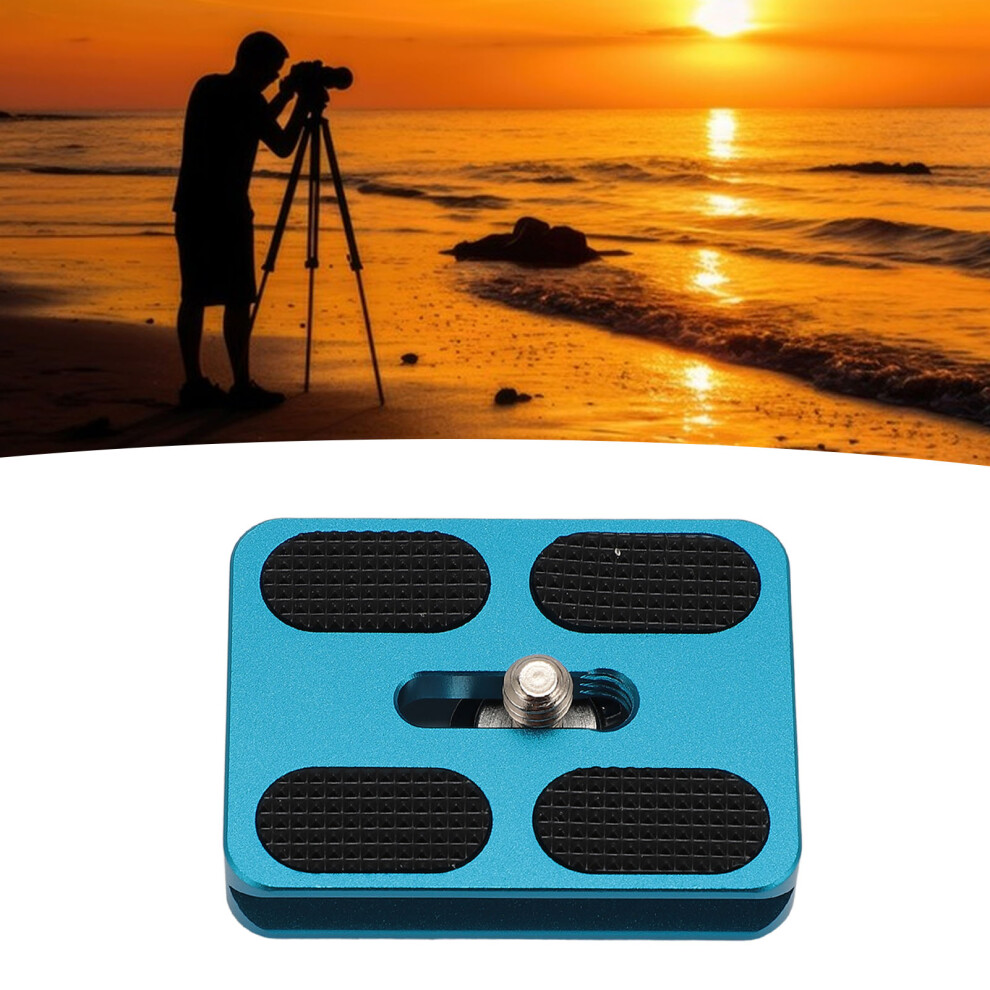 Universal Camera Quick Release Plate For Arca 1/4" Thread Aluminum Rubber 5001346542563