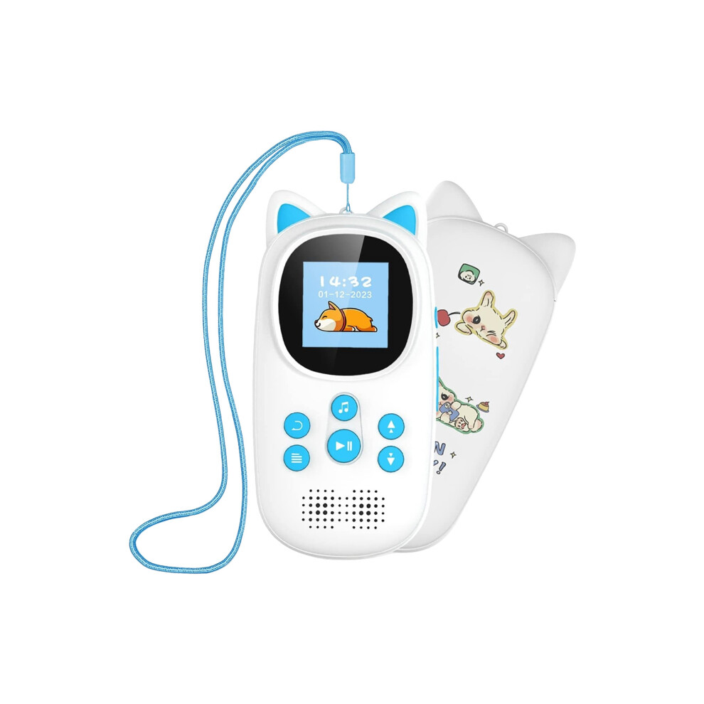 Kids Auditory Companion Wireless Bt5.0 Speaker Mp3 Player- Blue 7704000008082