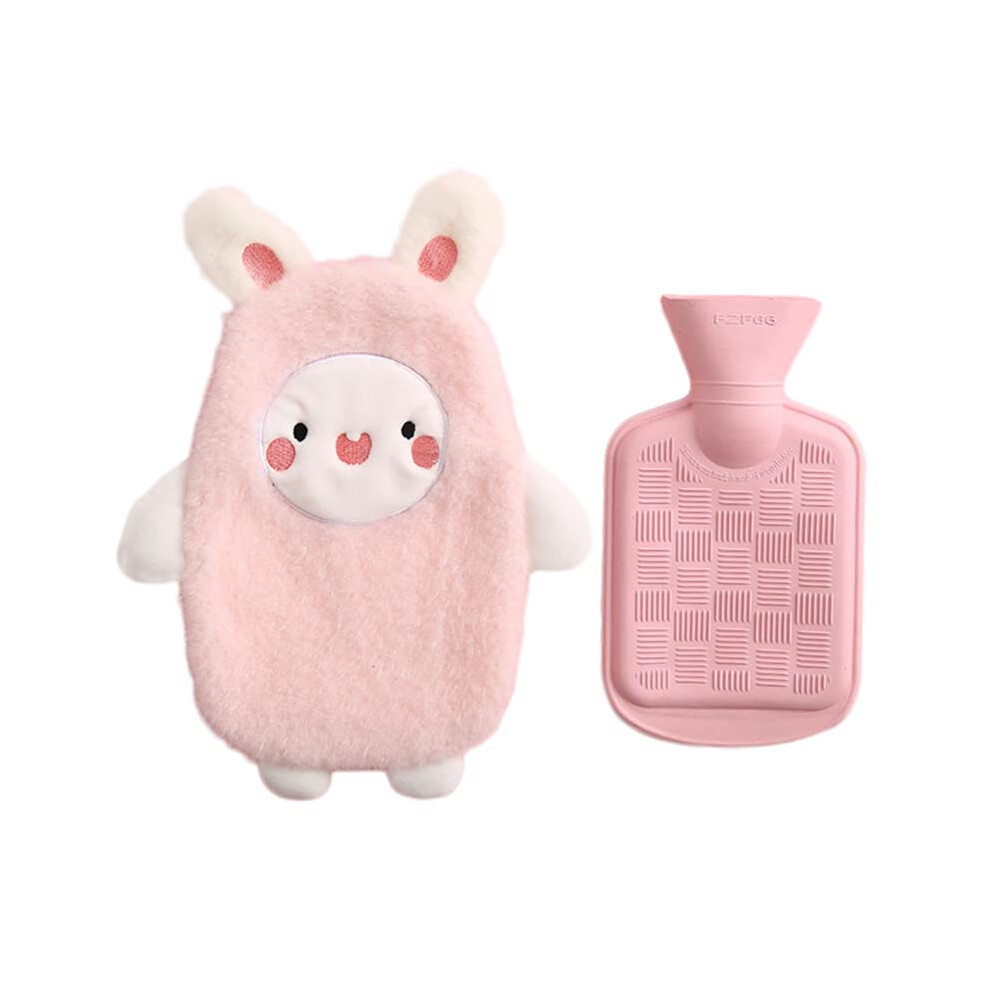 Hot Water Bags 500ML Cute Cartoon Portable Hot Water Bottle Hand Warmers for Winter Warmth - Color 4