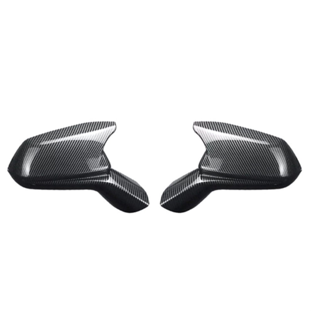 Car Rearview Mirror Cover For Chevy Camaro Ss Rs Carbon Fiber Pattern Light 4711736698169