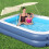 Bestway H2OGO! Piscina familiar inflvel com sombra de vero de 8 ps, 4 polegadas x 70 polegadas para crianas de 6 anos acima 3