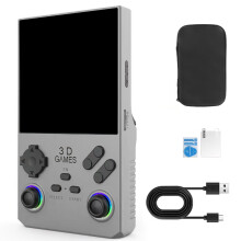 256GB Memory Retro Gaming Console 4Inch 3D Screen Open-Silver