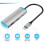 4K@60Hz Adapter Small USB C Dock with Data Transfer-Silver grey 6