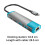Small USB C Dock 4K@60Hz Output Ethernet Port Fast-Space gray 5