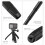 Portable Retractable Selfie Stick Tripod Aluminum Handle 3
