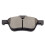 ECCPP D939-7841 4pcs Front Ceramic Disc Brake Pad Set Fit For Mini Cooper 2002-2008 4