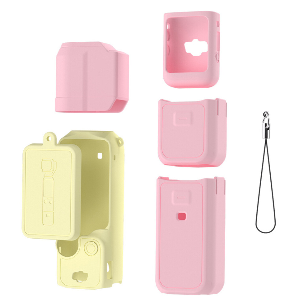 Elastomer Protective Cover For-All Round Version Pink/Yellow 7704000009720