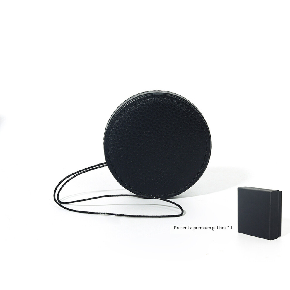 Lavishness Leather Camera Lens Guard Scratch Resistant- Black 7704000009935