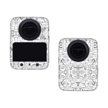 Cut Camera Cover Adhesive Film Scuff-Circuit white