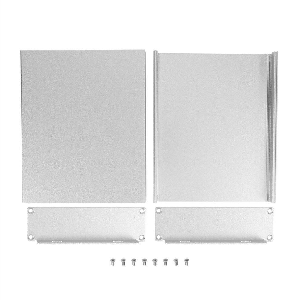 Aluminum Enclosure Split Circuit Board Heat Silver