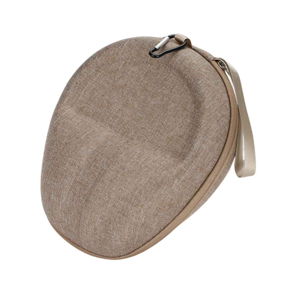 Heavy Duty Earphone Organizers Reinforced Edges Compactly- Brown 7704000010542