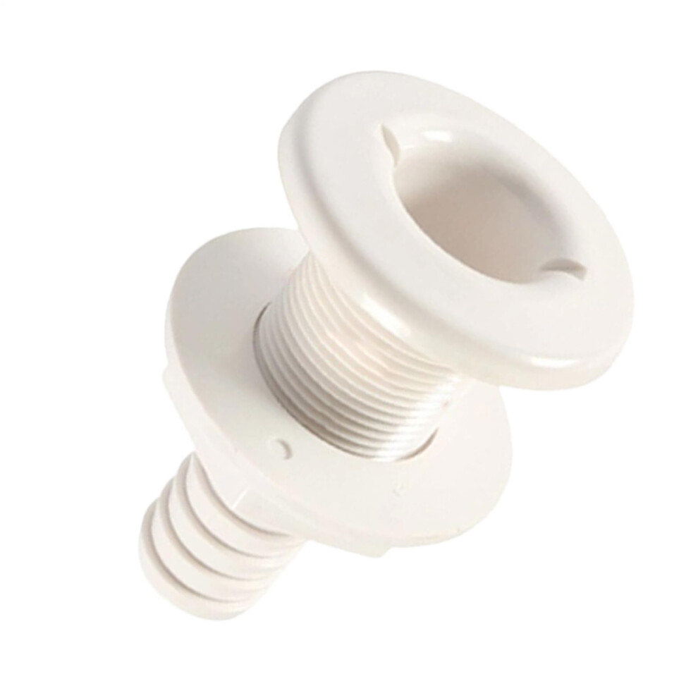 Through Hull Fittings For Boats - 1-1/8Â Straight Floor Deck Drain Plumbing Fitting For Kayaks Yachts Marine Applications 6447073448768