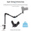 1/4 ST-01 Bracket Flexible Foldable Desk Mount Stand Ballhead Adapter 5