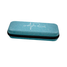 Stethoscope Carrying Case Hard Travel Bag with Mesh Pocket for Medical Professionals, Blue Stethoscope Holder