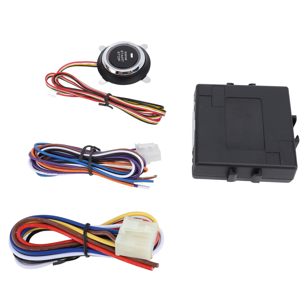 Push To Start Car Alarm System With Remote Control For 12V Vehicles 9461346550481