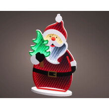 Santa Christmas Infinity Mirror Light LED Indoor Xmas Light 40cm