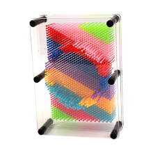 Rainbow Handprint Agulha mutável clone modelo de formato de mão brinquedo B