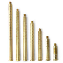 10pcs Copper Arrow Inserts Adapter for 6.2mm Arrow Shaft 200 Grain Brass Screw-On Arrowheads Connector