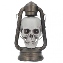 (Type 1) Skull Lantern Halloween Party Led Skull Lamp Hanging Light Decoration Props For Haunted House Bar
