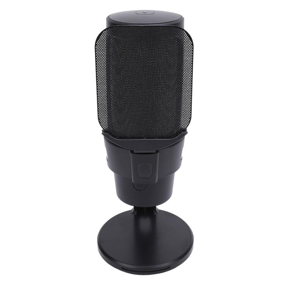 Usb Gaming Microphone Condenser Mic With Mute, Shock Mount, Gain Control, Black 4911346552275