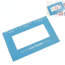 Cross Stitch Magnetic Line Finder, Portable Chart Locator for Embroidery, Strong Magnetic Sewing Tool with Scale for Beginners