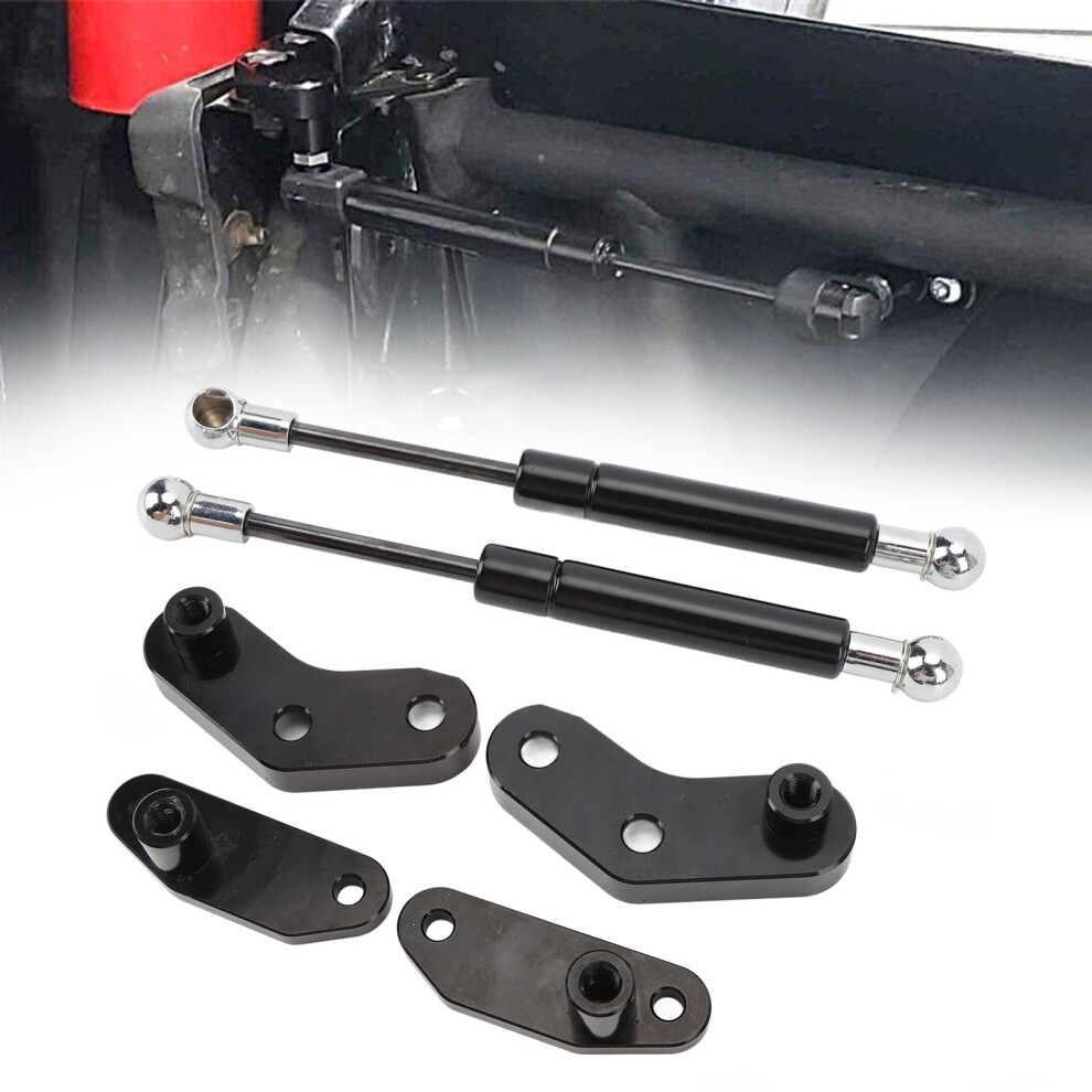 Aluminum Utv Door Opener Kit With Shocks For Maverick X3 Black 7651346554806
